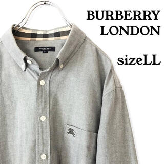バーバリー(BURBERRY)のBURBERRY LONDON バーバリーロンドン 長袖シャツ ホースマーク刺繍(シャツ)