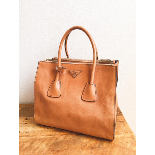 PRADA プラダ トートバッグ Gカード有レザーショルダーバッグ