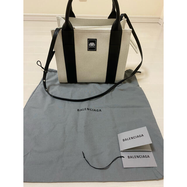 半額品 バレンシアガ sm【】 BALENCIAGA トートバッグ 620884 新品未使用 TRADE S キャンバス トート 