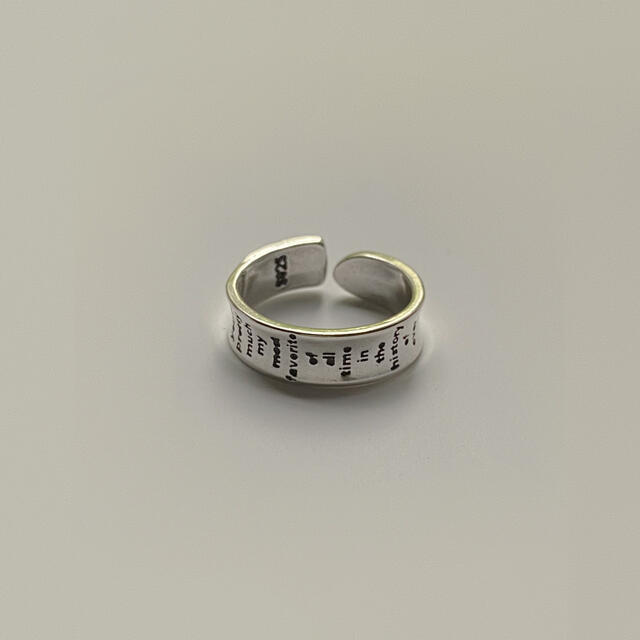 BEAMS(ビームス)のMessage ring No.599 レディースのアクセサリー(リング(指輪))の商品写真