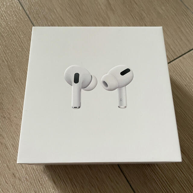 Apple 2020年10月購入の通販 by asaaaa's shop|アップルならラクマ - AirPods pro 新品安い