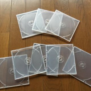 空CDケース　　5ミリ  ×  8枚　　　②(CD/DVD収納)