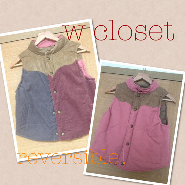 w closet(ダブルクローゼット)のmika 様 専用 レディースのジャケット/アウター(ダウンベスト)の商品写真