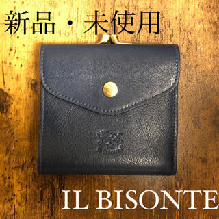 イルビゾンテ(IL BISONTE)の【新品＊未使用】イルビゾンテ ILBISONTE がま口折り財布(財布)