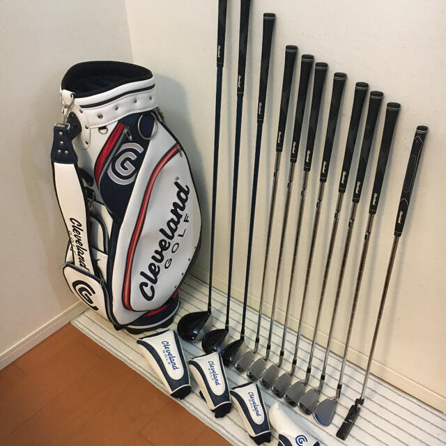 Cleveland Golf(クリーブランドゴルフ)のゴルフクラブセット　メンズ　人気初心者セット❗️超美品❗️ スポーツ/アウトドアのゴルフ(クラブ)の商品写真