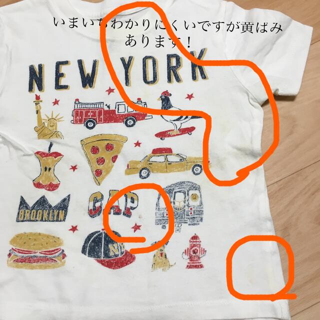 babyGAP(ベビーギャップ)の2枚セット　Tシャツ　90 キッズ/ベビー/マタニティのキッズ服男の子用(90cm~)(Tシャツ/カットソー)の商品写真