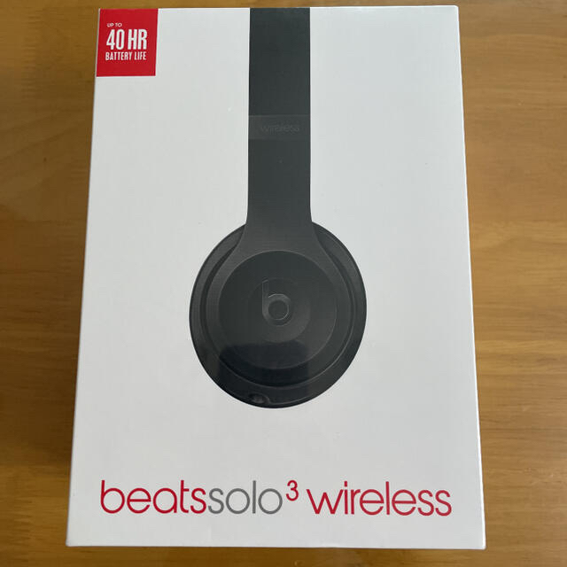 Beats by Dr Dre(ビーツバイドクタードレ)のBeats by Dr Dre SOLO3 WIRELESS ブラック スマホ/家電/カメラのオーディオ機器(ヘッドフォン/イヤフォン)の商品写真