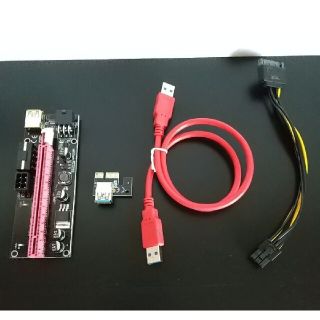 条件達成用1000円★マイニング用Riser009ライザーカード/ライザーボード(PCパーツ)