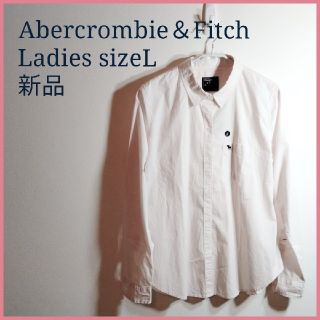 アバクロンビーアンドフィッチ(Abercrombie&Fitch)の新品　未使用　アバクロンビー＆フィッチ　シャツ　Lサイズ　レディース　チェック(シャツ/ブラウス(長袖/七分))