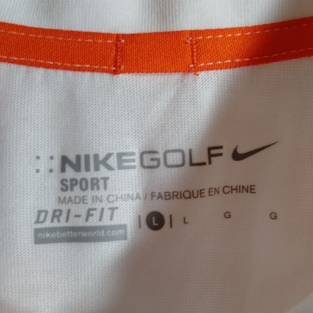 NIKE(ナイキ)のナイキ　NIKE　ナイキゴルフ　NIKE GOLF ポロシャツ　Lサイズ　半袖 スポーツ/アウトドアのゴルフ(ウエア)の商品写真