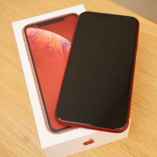 アップル(Apple)のiPhone XR 64GB(PRODUCT)RED(スマートフォン本体)