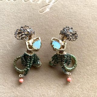 レネレイド(Les Nereides)のレネレイド　海の精ネレイド　ピアス　美品(ピアス)