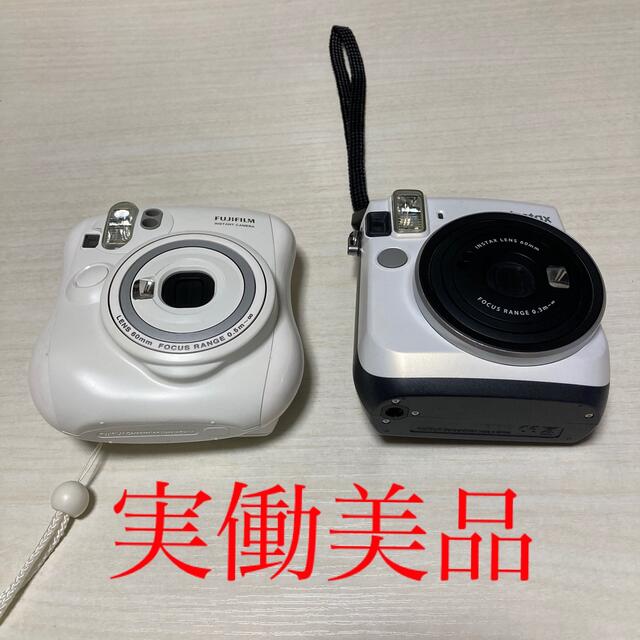 フィルムカメラ★実働美品★ instax mini 25 70 セット　富士フィルム