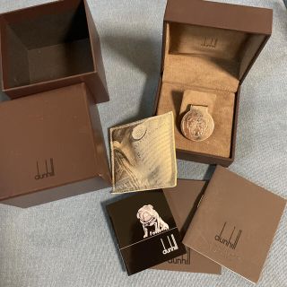 ダンヒル(Dunhill)の正規品　希少レア　ダンヒル　ブルドック　マネークリップ(マネークリップ)