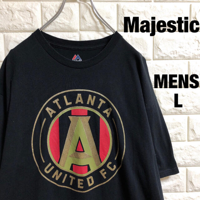 Majestic(マジェスティック)のアトランタ　ユナイテッドFC サッカーチーム　Tシャツ　メンズLサイズ メンズのトップス(Tシャツ/カットソー(半袖/袖なし))の商品写真