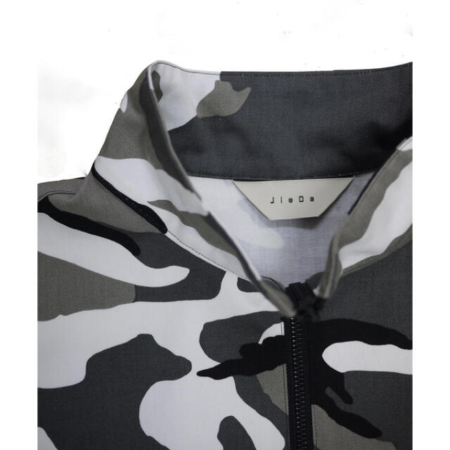 Jieda(ジエダ)のJieDa CAMO HALF ZIP L/S SHIRT BLACK 1 メンズのトップス(シャツ)の商品写真