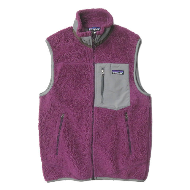 PATAGONIA パタゴニア 2012年製 CLASSIC RETRO X VEST クラシックレトロエックスベスト 23047 MEN'S XS パープル ジレ ボア フリース トップス【PATAGONIA】