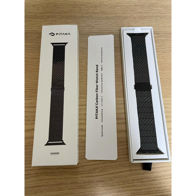 「PITAKA」カーボン製 Apple Watch バンド 42.44mm