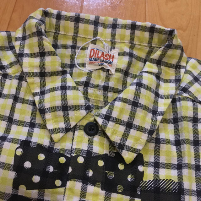 DILASH(ディラッシュ)の新品　DILASH ディラッシュ　半袖シャツ　130 キッズ/ベビー/マタニティのキッズ服男の子用(90cm~)(Tシャツ/カットソー)の商品写真