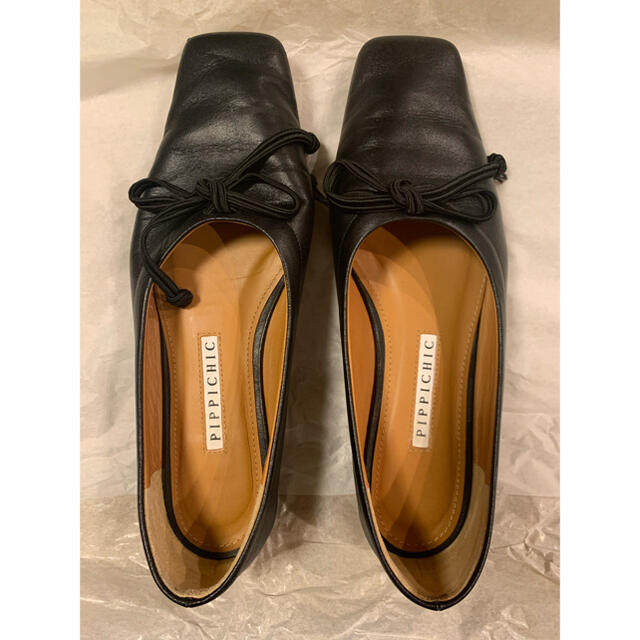 PIPPICHIC AMBER BALLETスクエアトゥバレエシューズ PIPPICHIC AMBER BALLETスクエアトゥバレエシューズ