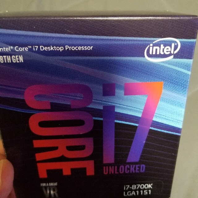 Intel　i7 8700k