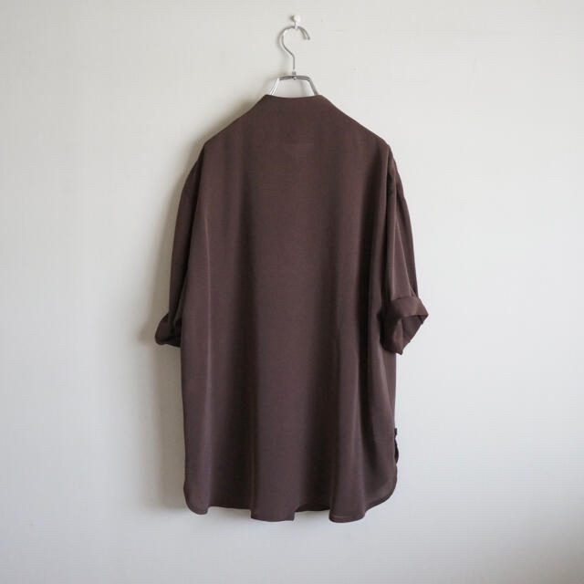 vintage stand collar shirt レディースのトップス(シャツ/ブラウス(半袖/袖なし))の商品写真