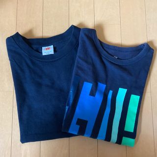 【2枚セット】コットンTシャツ　サイズ130/140(Tシャツ/カットソー)