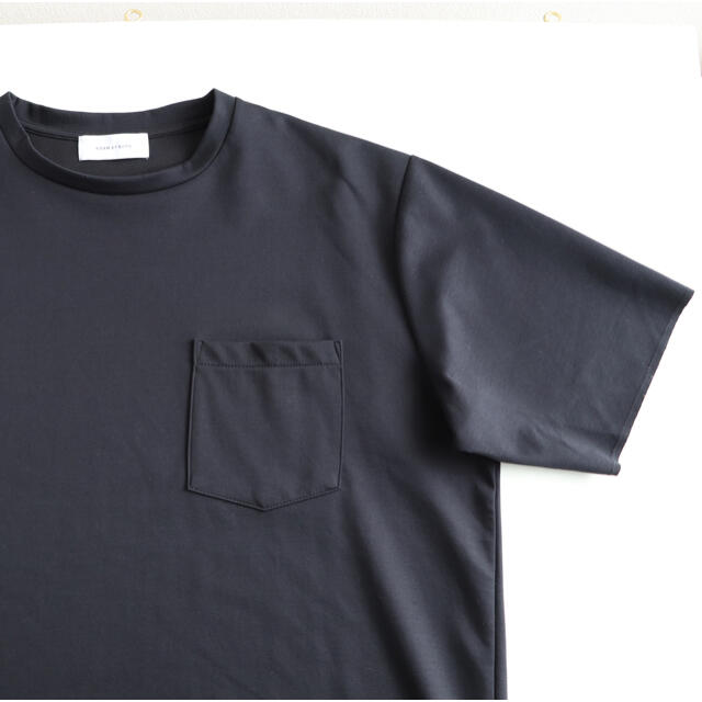 Adam et Rope'(アダムエロぺ)のアダムエロペ CNジャージーTee ブラック M メンズのトップス(Tシャツ/カットソー(半袖/袖なし))の商品写真