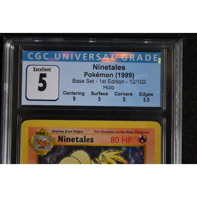 CGC　鑑定済　Ninetales Shadowless　英語版　1st ED 2