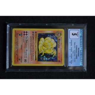 CGC　鑑定済　Ninetales Shadowless　英語版　1st ED(シングルカード)