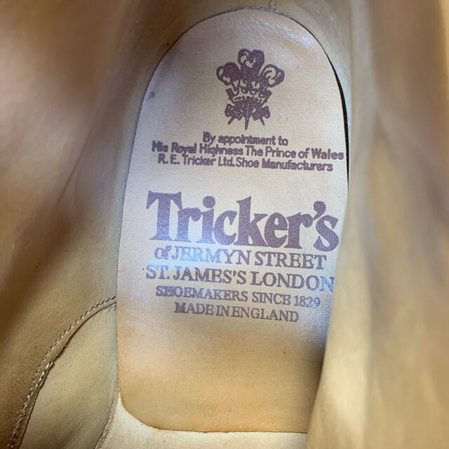 Trickers(トリッカーズ)のTricker‘s トリッカーズ　UK6 ギリーブーツ　メダリオン　ワインレッド メンズの靴/シューズ(ブーツ)の商品写真