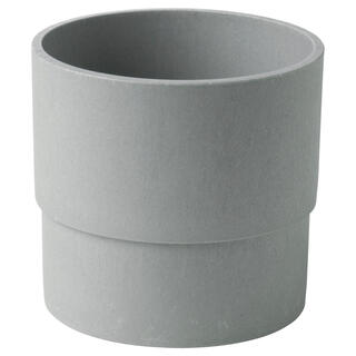 イケア(IKEA)のNYPON ニーポン 鉢カバー　室内　屋外用 グレー　12 cm(花瓶)