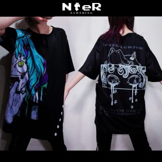 NieR 変則CUTSEW【MADNESS×TEARS】 擬人化Tシャツ(Tシャツ/カットソー(半袖/袖なし))