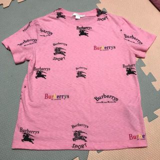 バーバリー(BURBERRY)のUSED☆バーバリー　BURBERRY キッズ☆ロゴTシャツ☆6A 120相当(Tシャツ/カットソー)