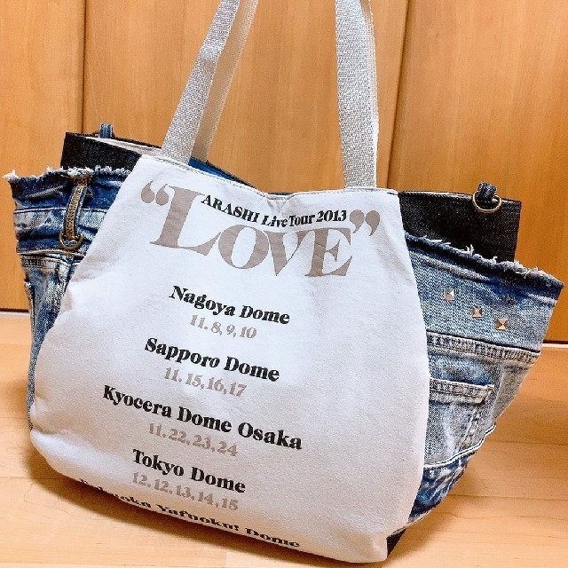 嵐リメイクバッグ☆トートバッグ【ハンドメイド】エコバッグ 上等な ...