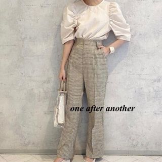 ワンアフターアナザーナイスクラップ(one after another NICE CLAUP)の新品 one after another 袖こうちくブラウス(シャツ/ブラウス(半袖/袖なし))