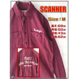 スキャナー(SCANNER)のSCANNER スキャナー 刺繍ロゴ シャツ　SS1990(シャツ)