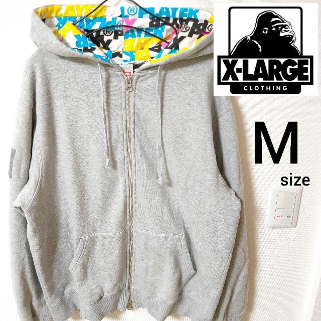 XLARGE - 美品 エクストララージ ジップアップパーカー XLARGE メンズ