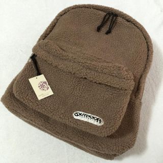 アースミュージックアンドエコロジー(earth music & ecology)の新品✨OUTDOOR×earth/ブラウン(リュック/バックパック)