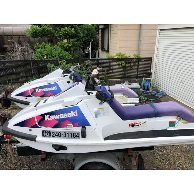 カワサキ(カワサキ)のKawasaki jet  ski 650sx 2艇+トレーラーセット販売 スポーツ/アウトドアのスポーツ/アウトドア その他(マリン/スイミング)の商品写真