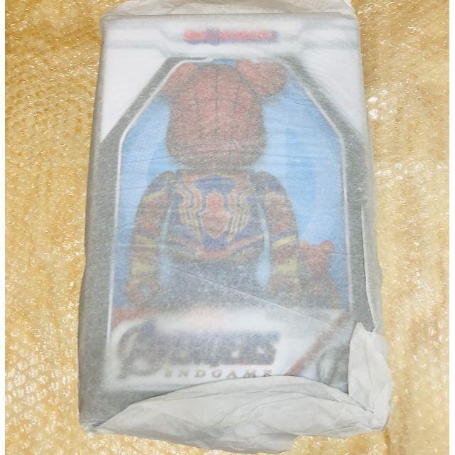 MEDICOM TOY(メディコムトイ)のBE@RBRICK IRON SPIDER 100％ & 400％ MARVEL エンタメ/ホビーのフィギュア(アニメ/ゲーム)の商品写真