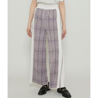 ステュディオス(STUDIOUS)の【まり様専用】2021ss 【TAN】CHECKED&LINE PANTS(カジュアルパンツ)