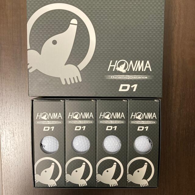 本間ゴルフ(ホンマゴルフ)のゴルフボール ホワイト HONMA-D1 チケットのスポーツ(ゴルフ)の商品写真