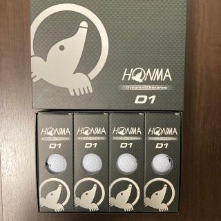 ホンマゴルフ(本間ゴルフ)のゴルフボール ホワイト HONMA-D1(ゴルフ)