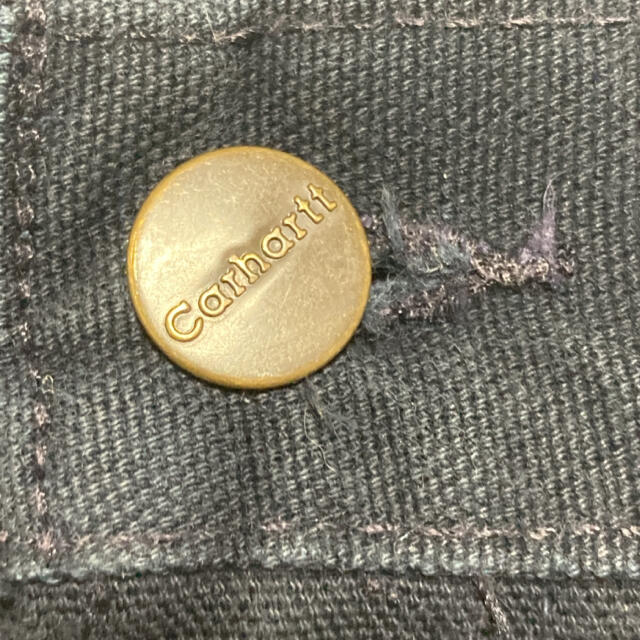 メキシコ製 Carhartt ペインターパンツ 革ロゴ ダック地 ネイビー