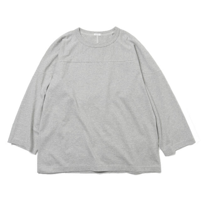 COMOLI - 【21ss/新品】comoli フットボールT シャツ サイズ 2 グレー