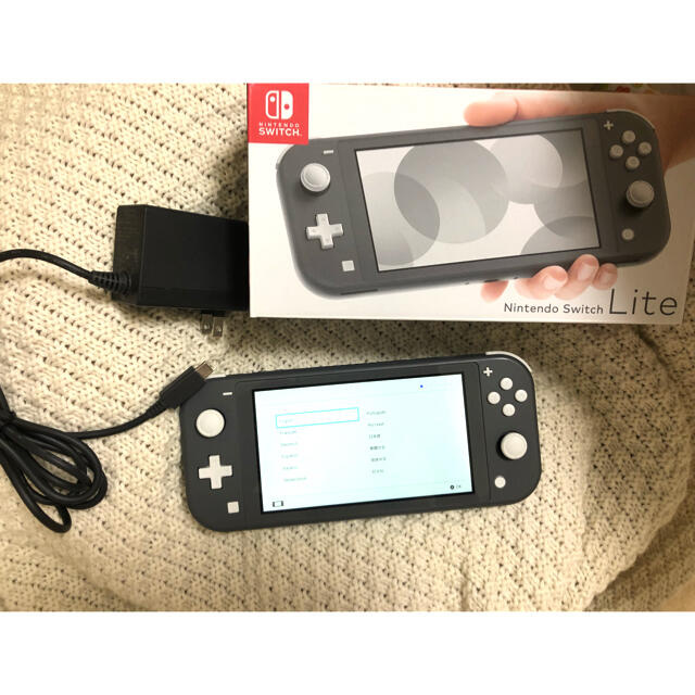 完成品 ニンテンドースイッチライト グレー ゲーム機 本体 Switch lite