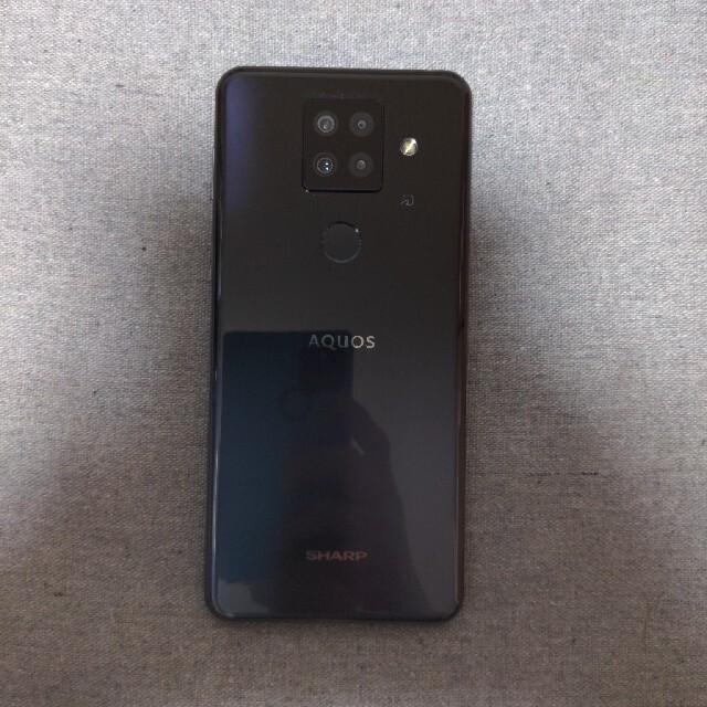 (美品)SHARP　AQUOS　sense4　plus(SIMフリー版)　ブラッ