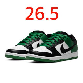 ナイキ(NIKE)のNIKE SB DUNK LOW CLASSIC GREEN 26.5cm(スニーカー)