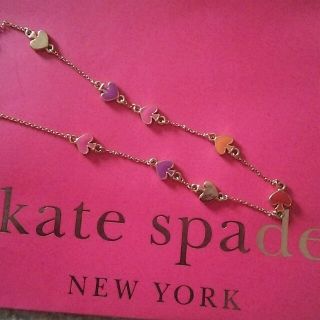 ケイトスペードニューヨーク(kate spade new york)のkatespadeネックレス美品お値下げ御専用❤(ネックレス)